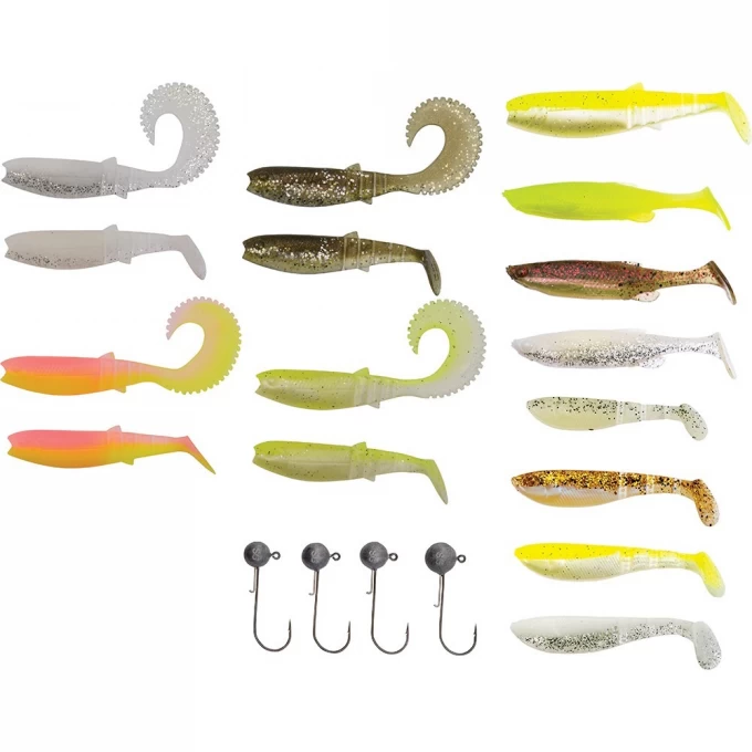 Набор приманок SAVAGE GEAR Perch Pro Kit Size M 20pcs 57623