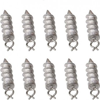 Оснастка SAVAGE GEAR Screwin Weight Spike 3.5g 12pcs Оснастка SAVAGE GEAR Screwin Weight Spike 3.5g 12pcs