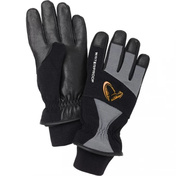 Перчатки SAVAGE GEAR Thermo Pro Glove M Grey/Black 76468 Перчатки SAVAGE GEAR Thermo Pro Glove M Grey/Black 76468