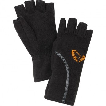 Перчатки SAVAGE GEAR Wind Pro Half Finger XL Black