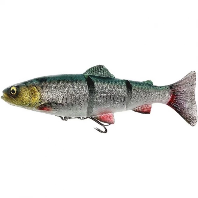 Приманка SAVAGE GEAR 4D Line Thru Trout 25cm 193g Sinking Green Silver 73991 Приманка SAVAGE GEAR 4D Line Thru Trout 25cm 193g Sinking Green Silver 73991