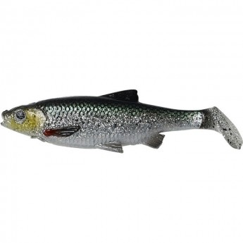 Приманка SAVAGE GEAR LB Roach Paddle Tail 12,5cm 1шт Green Silver