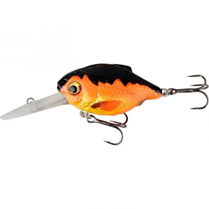 Воблер SAVAGE GEAR 3D Crucian Crank 34 3.4cm 3.4g SF DR 04-Black & Orange 53772 Воблер SAVAGE GEAR 3D Crucian Crank 34 3.4cm 3.4g SF DR 04-Black & Orange 53772