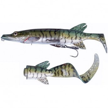 Воблер SAVAGE GEAR 3D Hybrid Pike 17cm 45g SS 07-Green Silver Pike Воблер SAVAGE GEAR 3D Hybrid Pike 17cm 45g SS 07-Green Silver Pike