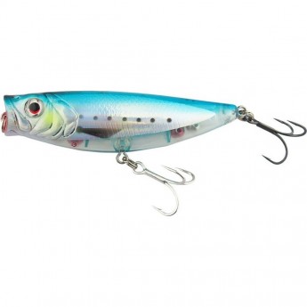 Воблер SAVAGE GEAR 3D Minnow Pop Walker 80 8cm 14g F Blue Silver Воблер SAVAGE GEAR 3D Minnow Pop Walker 80 8cm 14g F Blue Silver